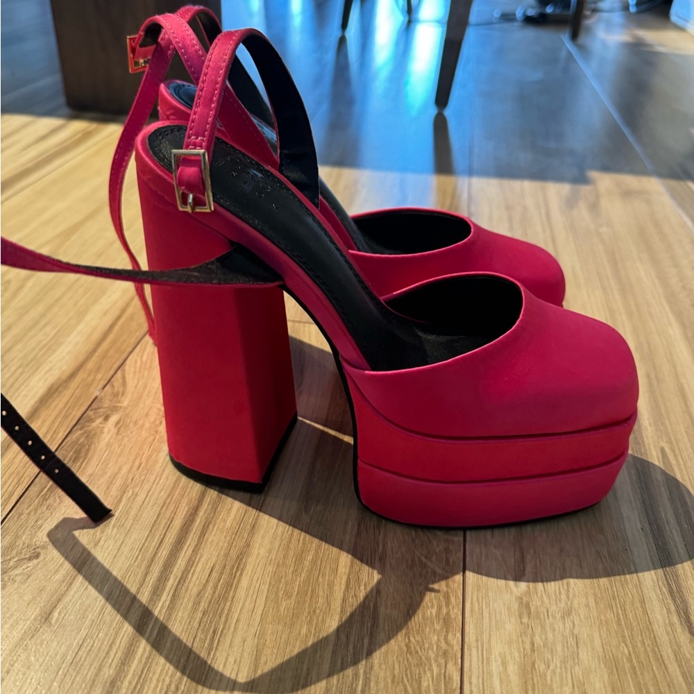 ASOS Platform Pink Heels